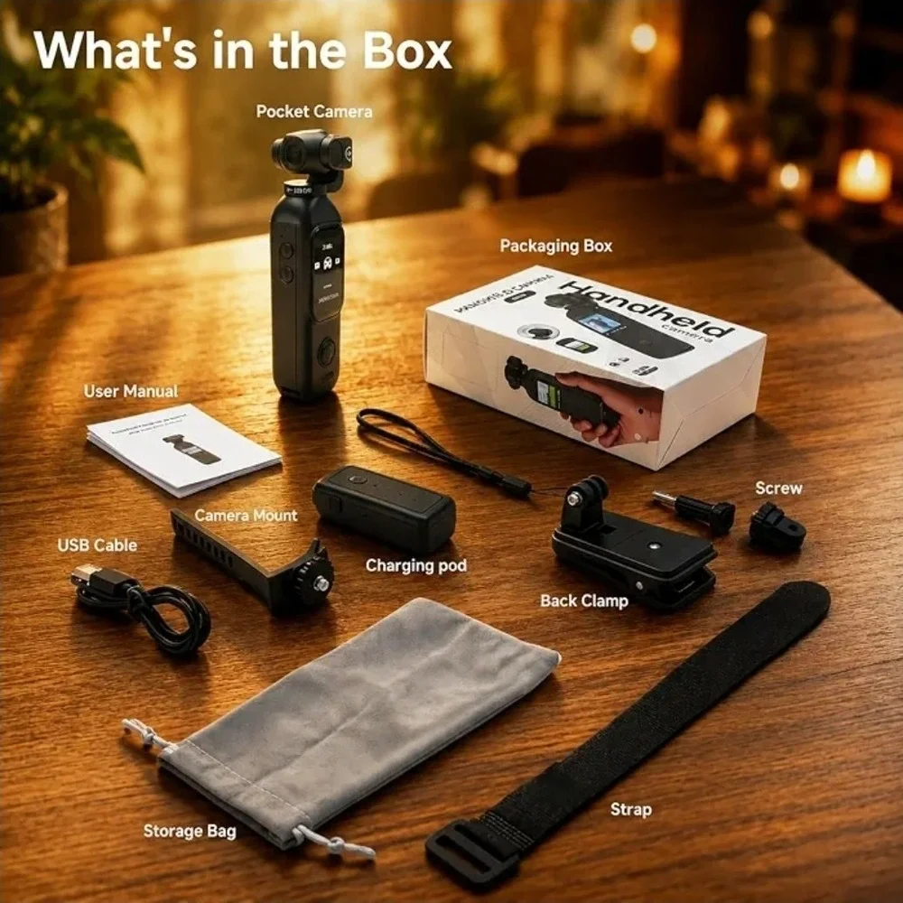 Body Camera with Audio and Video Recording Mini Wearable Body Worn Cam Portable